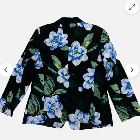 Never Worn - Banana Republic Chelsea Floral Tropical Blazer 00P - Picture 10 of 10
